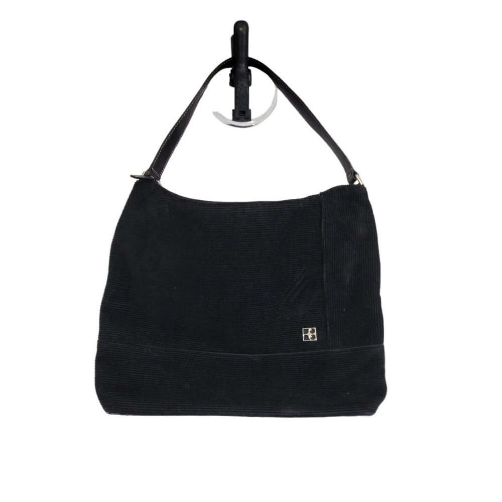 Kate Spade New York Black Corduroy Shoulder Bag Purse